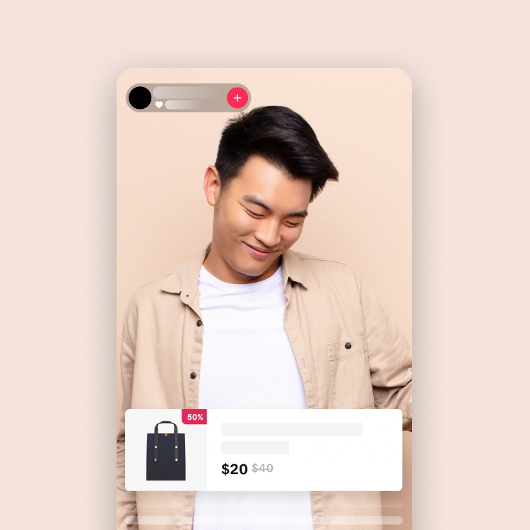 スクロールから購入まで、TikTokを離れずに完結